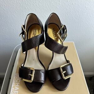 Michael Kors Leather Strap Heels